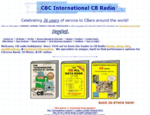 Tablet Screenshot of cbcintl.com